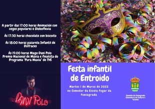 Fiesta Infantil de Carnaval el martes 1 de marzo