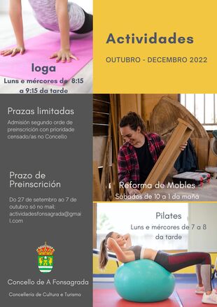 Listado admitido/as en Yoga 1º trimestre curso 2022-3