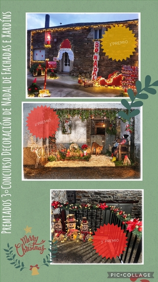 Premiados del 3°Concurso de Decoración de Navidad de Fachadas y jardines