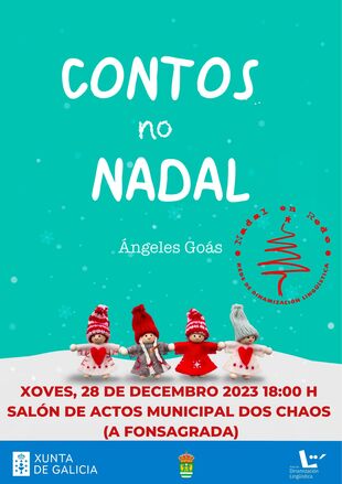 Cuentacuentos de Ángeles Goás "Contos no Nadal" el jueves 28 de diciembre